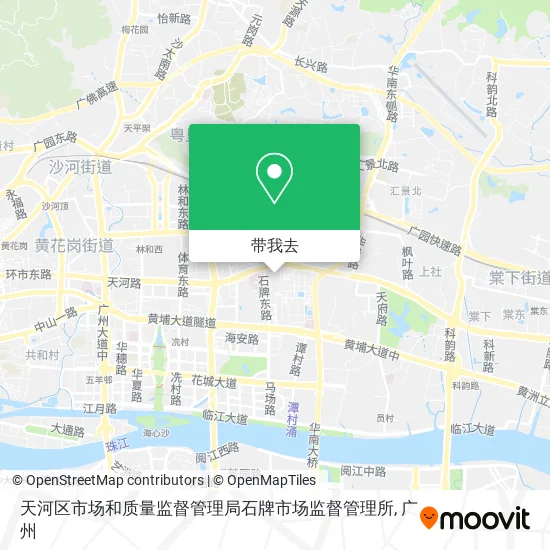 天河区市场和质量监督管理局石牌市场监督管理所地图
