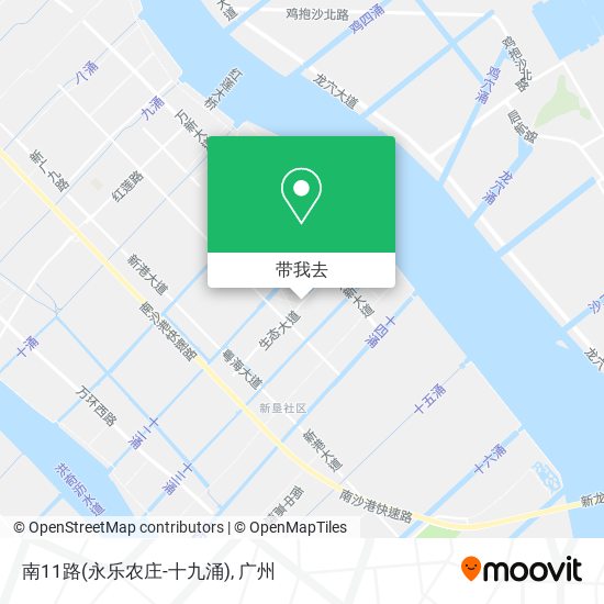 南11路(永乐农庄-十九涌)地图