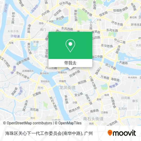 海珠区关心下一代工作委员会(南华中路)地图
