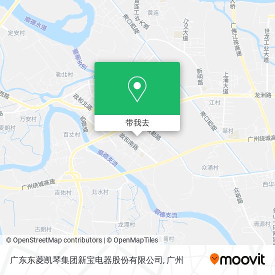 广东东菱凯琴集团新宝电器股份有限公司地图