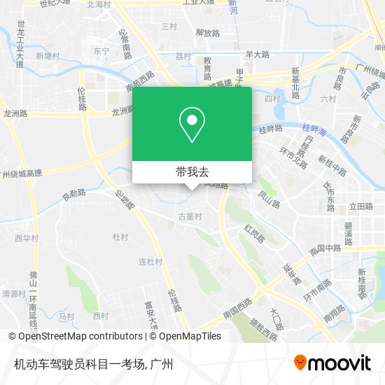 机动车驾驶员科目一考场地图