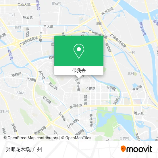 兴顺花木场地图