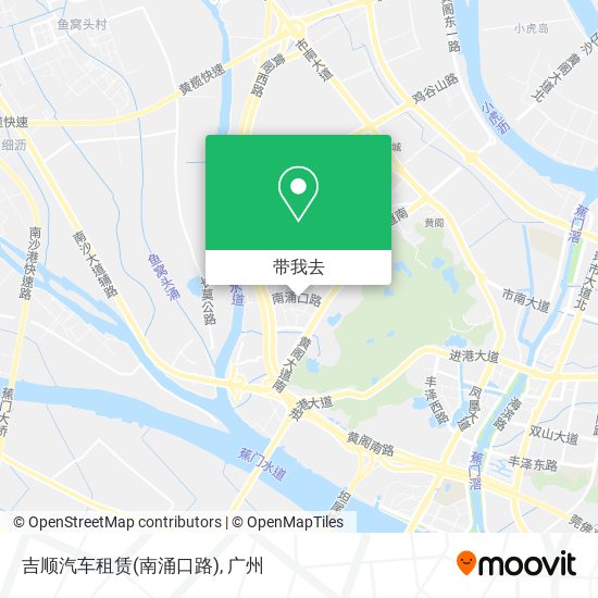 吉顺汽车租赁(南涌口路)地图
