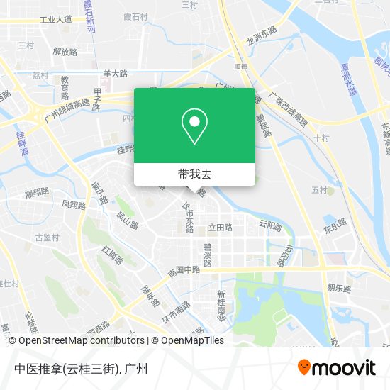 中医推拿(云桂三街)地图