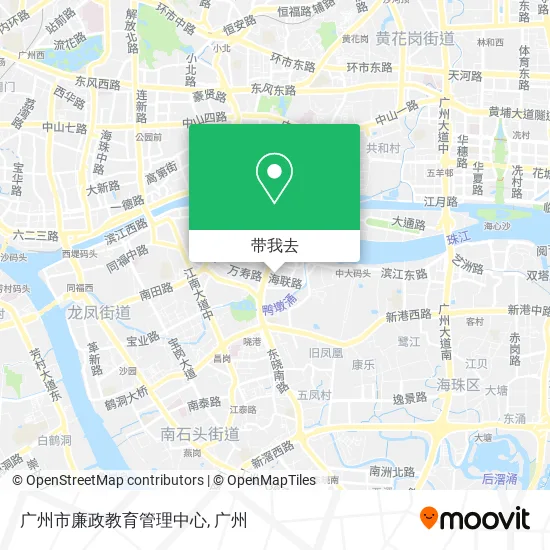 广州市廉政教育管理中心地图