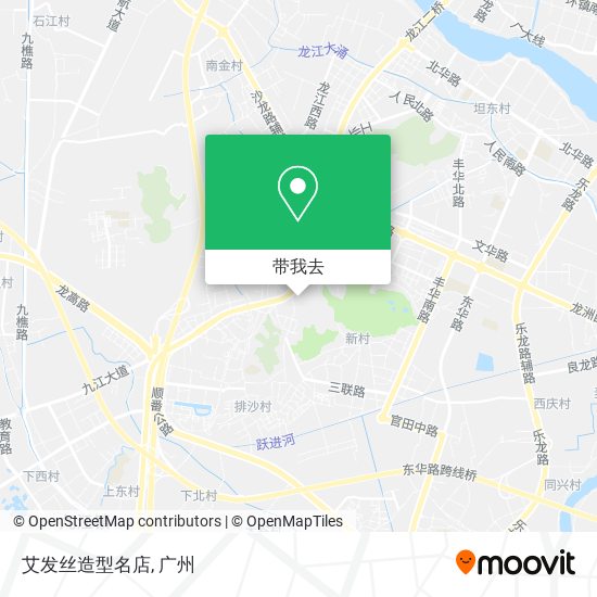 艾发丝造型名店地图