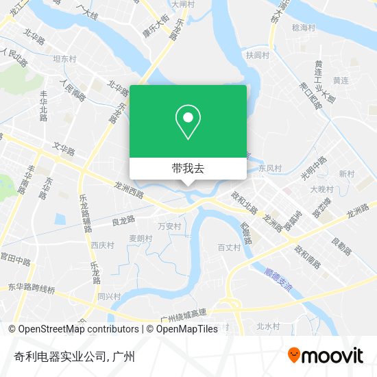奇利电器实业公司地图