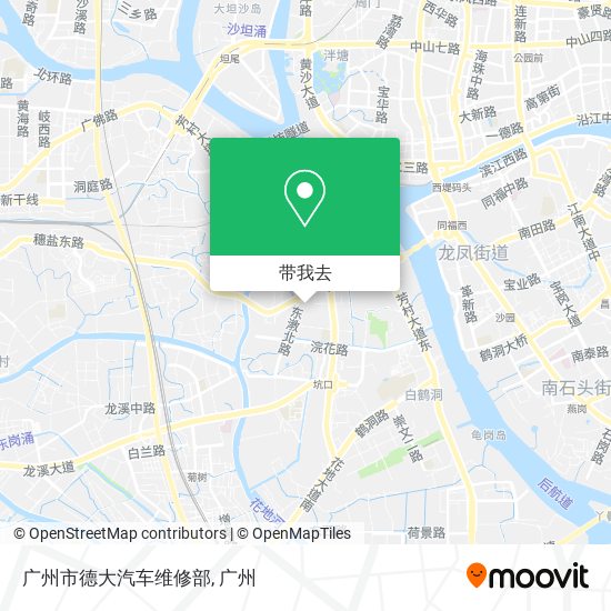 广州市德大汽车维修部地图