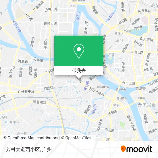芳村大道西小区地图