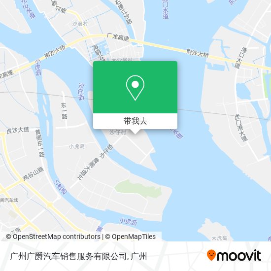 广州广爵汽车销售服务有限公司地图