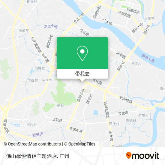 佛山馨悦情侣主题酒店地图