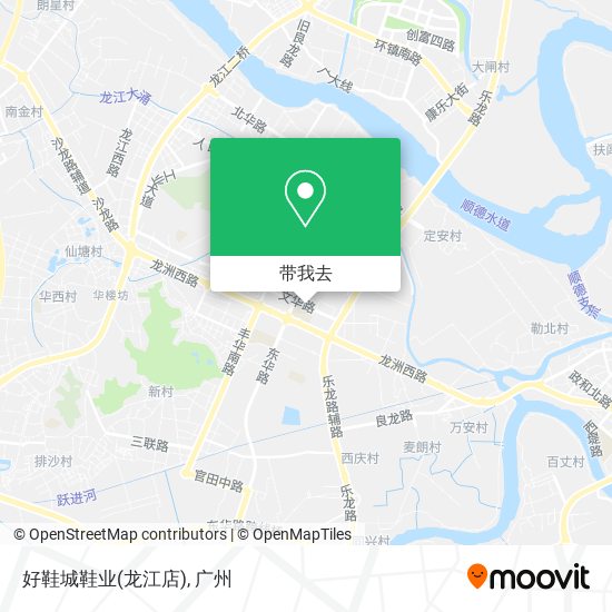 好鞋城鞋业(龙江店)地图