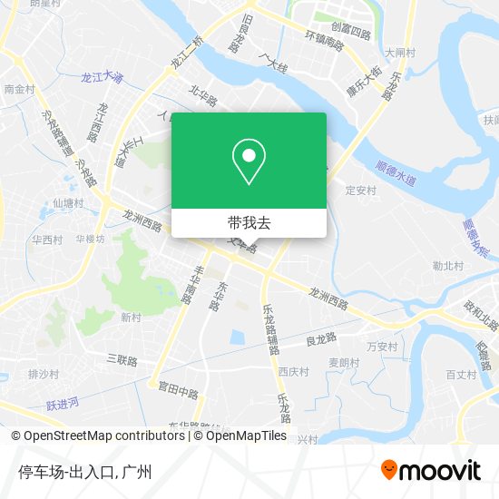停车场-出入口地图