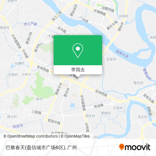 巴黎春天(盈信城市广场B区)地图