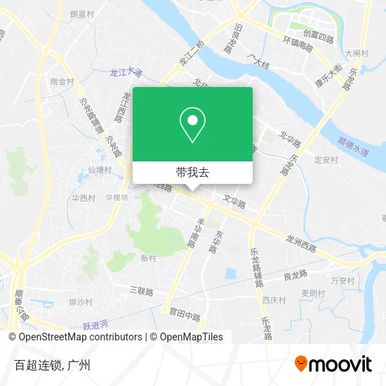 百超连锁地图