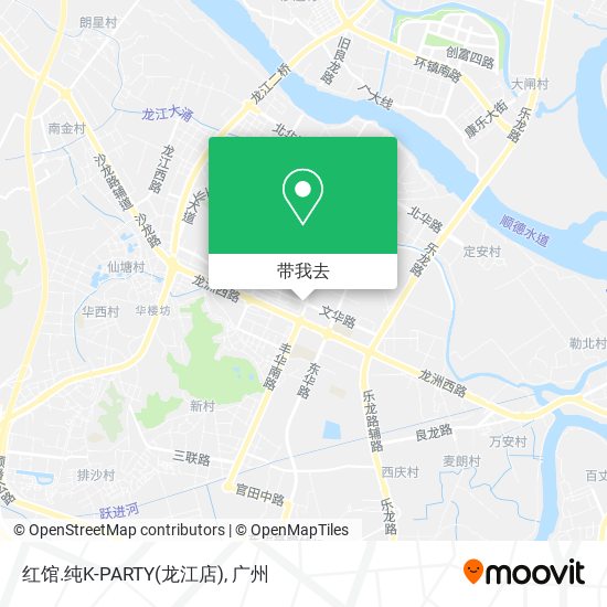 红馆.纯K-PARTY(龙江店)地图