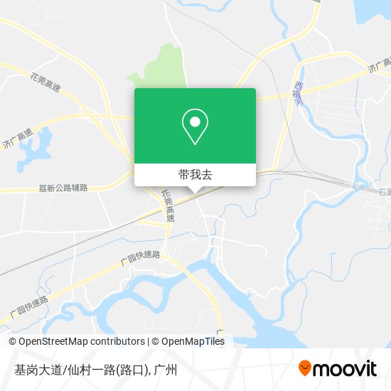 基岗大道/仙村一路(路口)地图