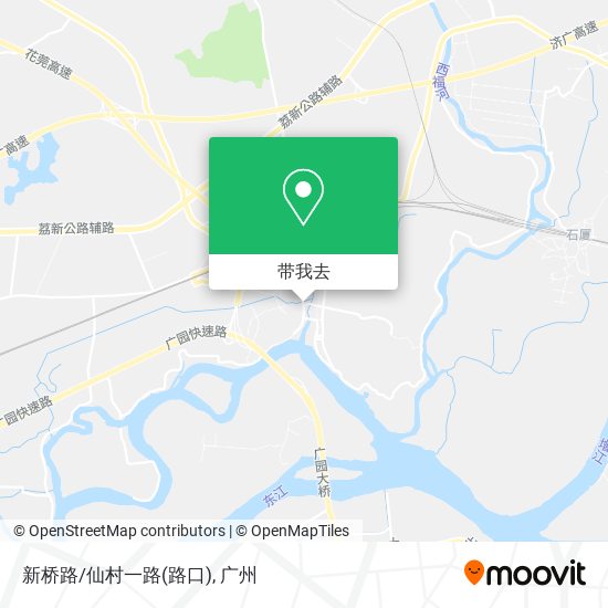 新桥路/仙村一路(路口)地图