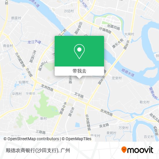 顺德农商银行(沙田支行)地图
