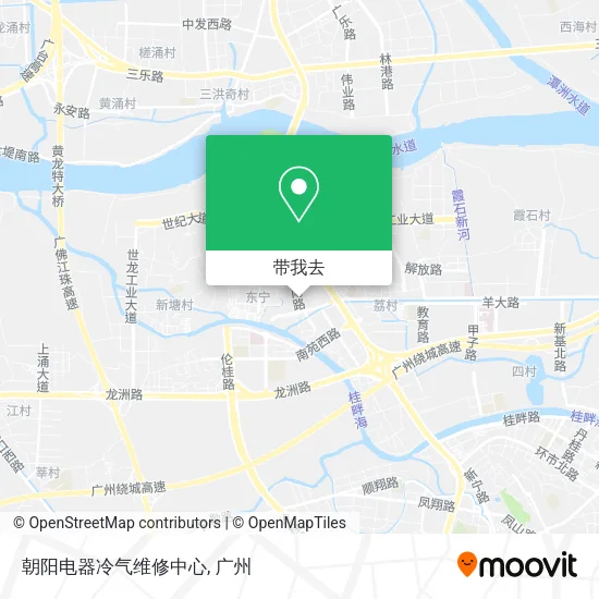 朝阳电器冷气维修中心地图