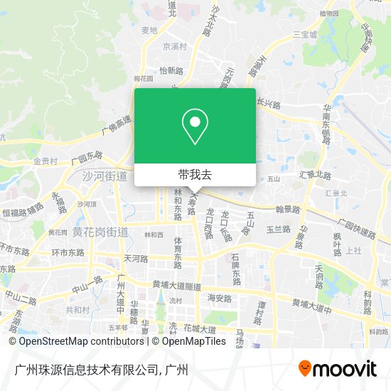 广州珠源信息技术有限公司地图