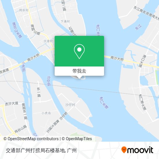 交通部广州打捞局石楼基地地图