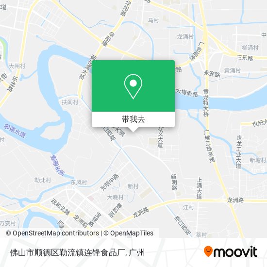 佛山市顺德区勒流镇连锋食品厂地图