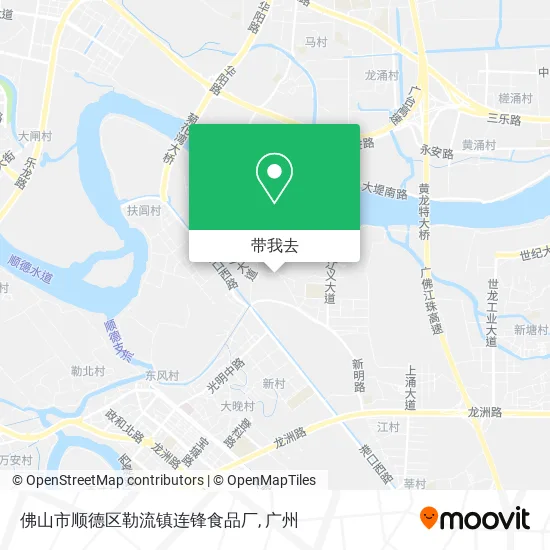 佛山市顺德区勒流镇连锋食品厂地图