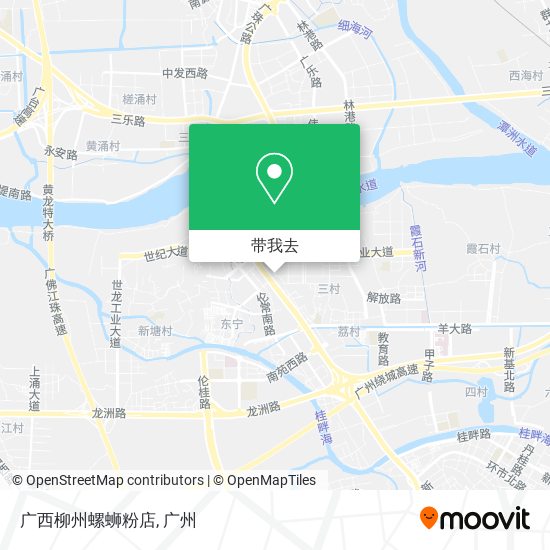 广西柳州螺蛳粉店地图