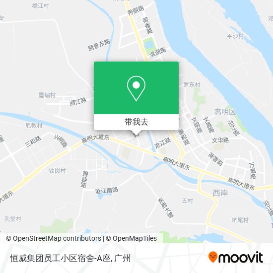 恒威集团员工小区宿舍-A座地图