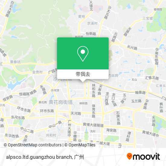 alpsco.ltd.guangzhou branch地图