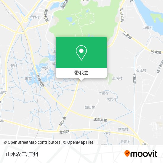 山水农庄地图