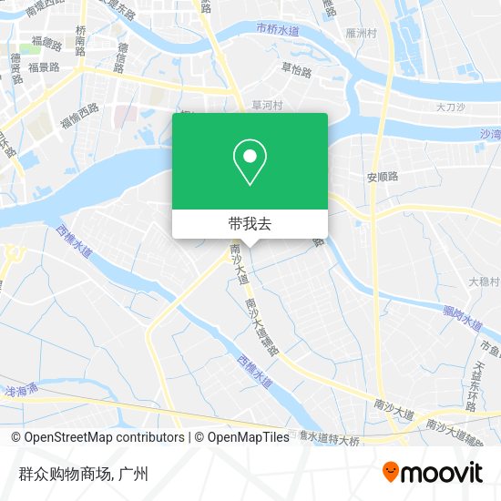 群众购物商场地图