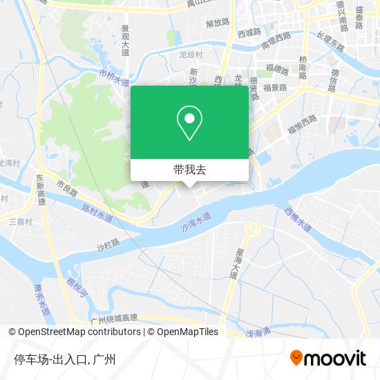 停车场-出入口地图