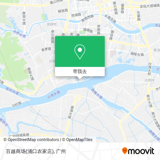 百越商场(涌口农家店)地图