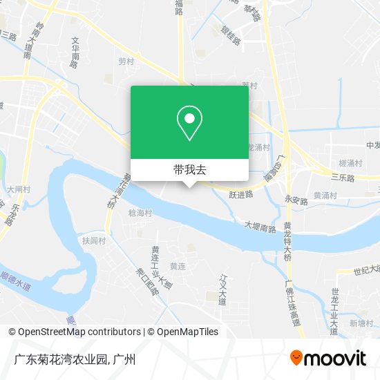 广东菊花湾农业园地图