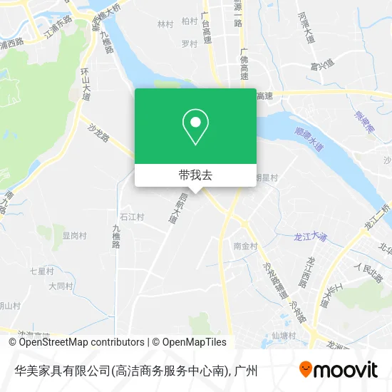 华美家具有限公司(高洁商务服务中心南)地图