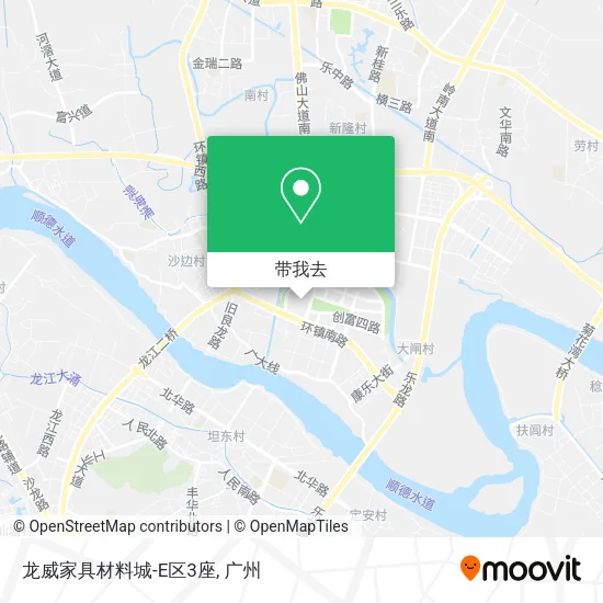 龙威家具材料城-E区3座地图