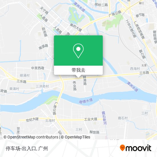 停车场-出入口地图