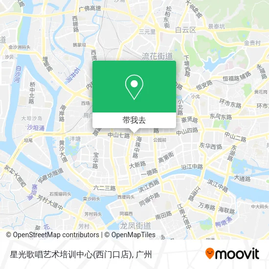 星光歌唱艺术培训中心(西门口店)地图