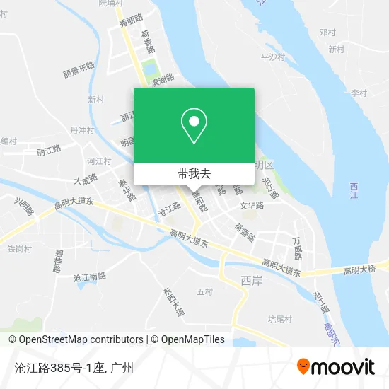 沧江路385号-1座地图