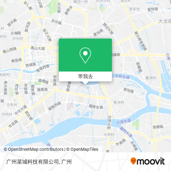 广州菜城科技有限公司地图