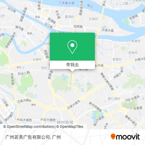 广州若美广告有限公司地图