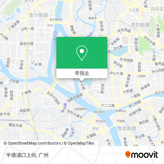 半塘涌口上街地图