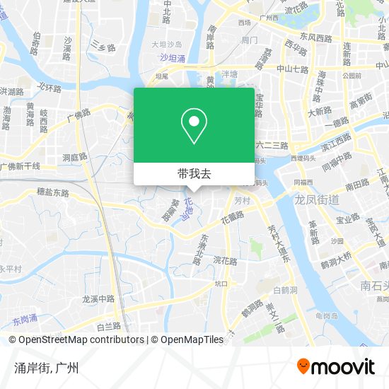 涌岸街地图