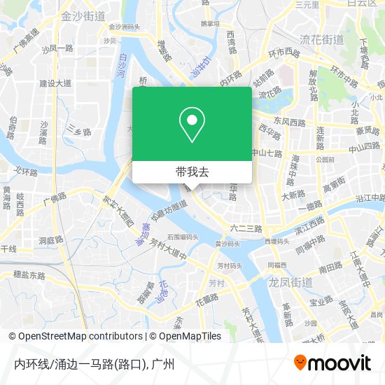 内环线/涌边一马路(路口)地图