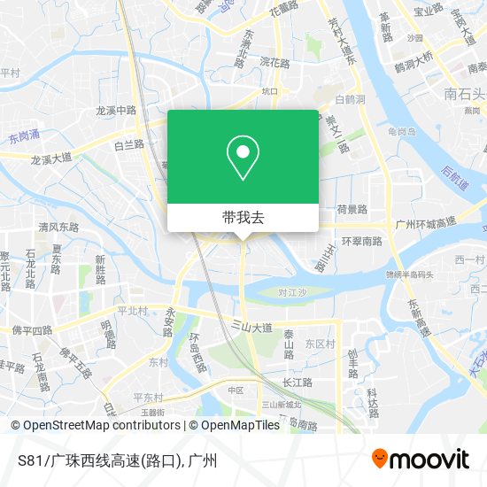 S81/广珠西线高速(路口)地图