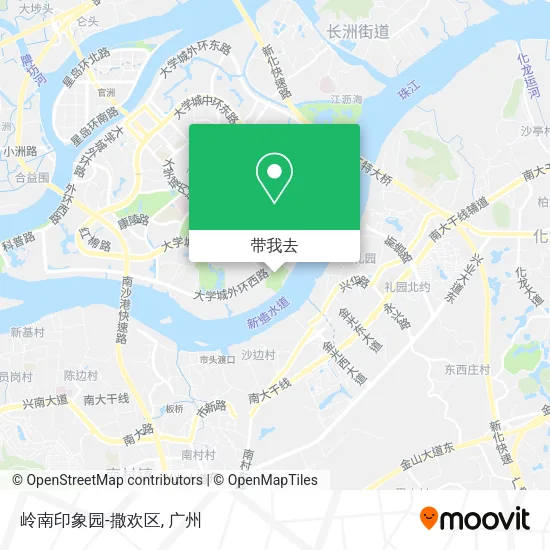 岭南印象园-撒欢区地图