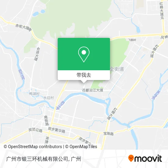 广州市银三环机械有限公司地图