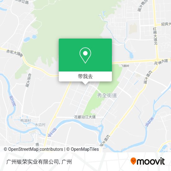 广州银荣实业有限公司地图